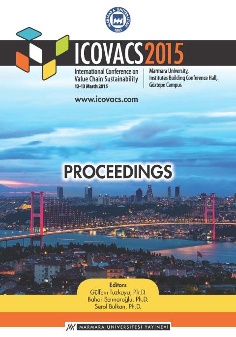 ICOVACS 2015: International Conference on Value Chain Sustainability, 12-12 March 2015, İstanbul: Proceedings